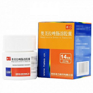 特一  奥美拉唑肠溶胶囊 20mg*14粒