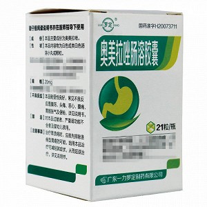 罗定 奥美拉唑肠溶胶囊 20mg*21粒