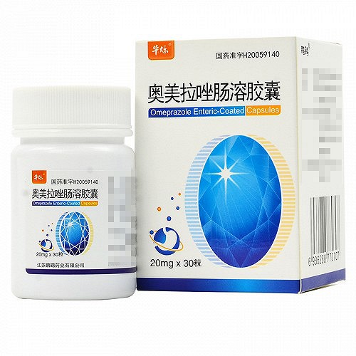 华烁 奥美拉唑肠溶胶囊 20mg*30粒