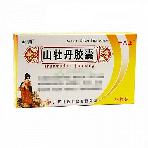 神通 山牡丹胶囊 0.35g*12粒*2板