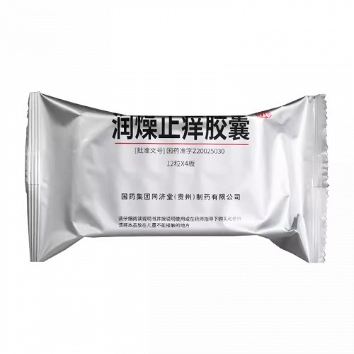 中国药材/同济堂 H润燥止痒胶囊 0.5g*12粒*4板