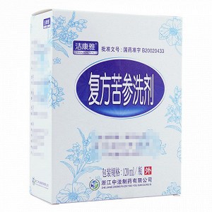 洁康雅 复方苦参洗剂 120ml