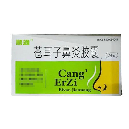 顺通 苍耳子鼻炎胶囊 0.4g*12片*2板