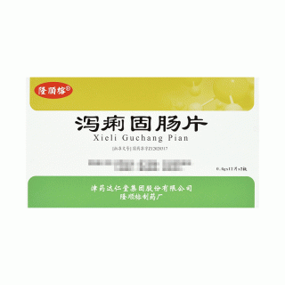 隆顺榕 泻痢固肠片 0.6g*12片*2板