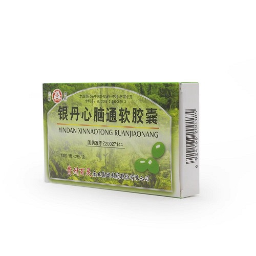 百灵鸟 Q银丹心脑通软胶囊 0.4g*24粒