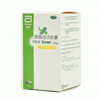 得每通 胰酶肠溶胶囊 150mg*20粒