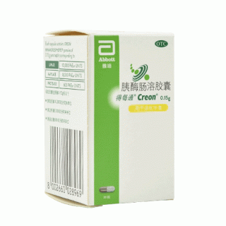 得每通 胰酶肠溶胶囊 150mg*20粒