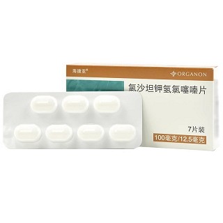 海捷亚 氯沙坦钾氢氯噻嗪片 100mg:12.5mg*7片