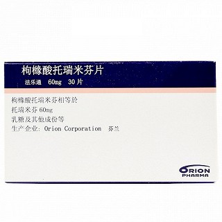 法乐通 枸橼酸托瑞米芬片 60mg*30片