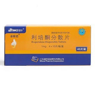 恩华 泰维思 利培酮分散片 1mg*40片