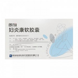 朗致 妇炎康软胶囊 0.75g*18粒*2板