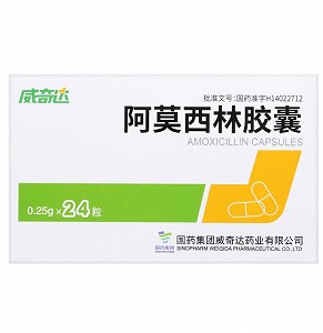 威奇达 阿莫西林胶囊 0.25g*12粒*2板