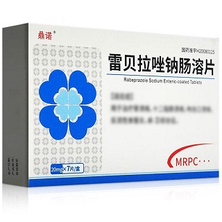 鼎诺 雷贝拉唑钠肠溶片 20mg*7片