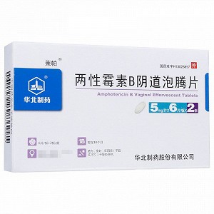 莱帕  两性霉素B阴道泡腾片  5mg*12片