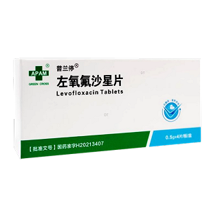 普兰停 左氧氟沙星片 0.5g*4片/板