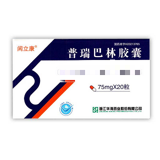 闲立康 普瑞巴林胶囊 75mg*20粒