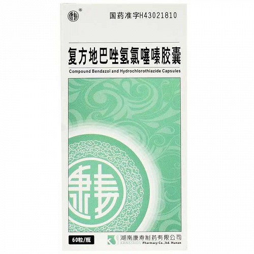 康寿 复方地巴唑氢氯噻嗪胶囊 60粒