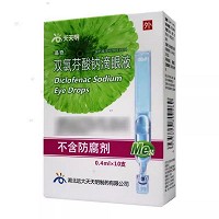 天天明/晶奇 双氯芬酸钠滴眼液 0.4ml*10支