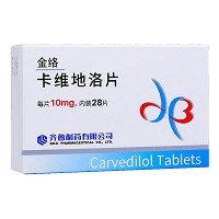 金洛 H卡维地洛片 10mg*14片*2板