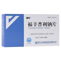 雅利 福辛普利钠片 10mg*7片*3板
