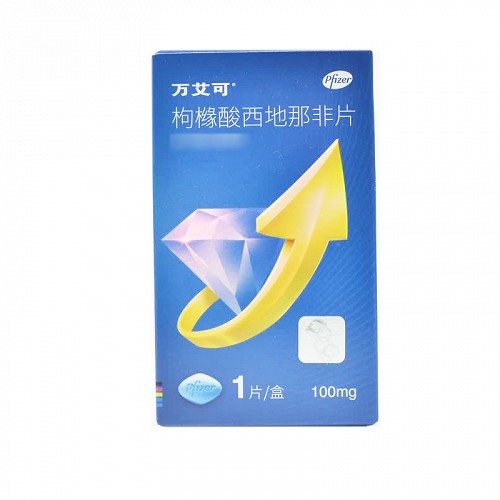 万艾可 Q枸橼酸西地那非片 0.1g*1片