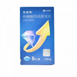 万艾可 Q枸橼酸西地那非片 0.1g*5片