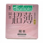 冈本 天然胶乳橡胶避孕套(003玻尿酸) 2片(原色光面型)