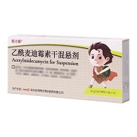 美力泰 乙酰麦迪霉素干混悬剂 0.05g*12包