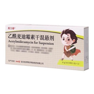 美力泰 乙酰麦迪霉素干混悬剂 0.05g*12包