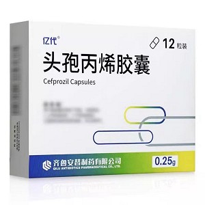亿代 头孢丙烯胶囊  0.25g*12粒
