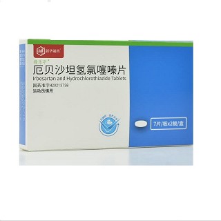 新华制药/绛乐平  厄贝沙坦氢氯噻嗪片 150mg：12.5mg*7片*2板
