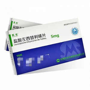民生 盐酸左西替利嗪片 5mg*14片
