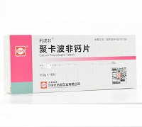 利波非 聚卡波非钙片 0.5g*6片*3板