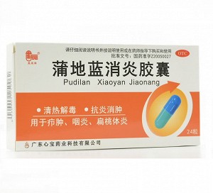 星辰 蒲地蓝消炎胶囊（OTC） 0.4g*12粒*2板