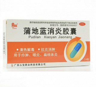 星辰 蒲地蓝消炎胶囊（OTC） 0.4g*12粒*2板