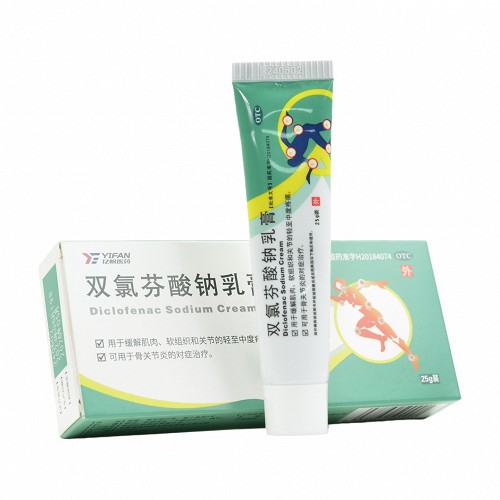 亿帆药业 双氯芬酸钠乳膏 25g