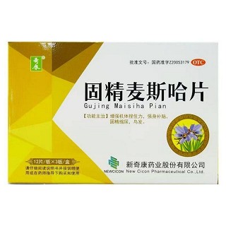 奇康 固精麦斯哈片 0.36g*12片*3板