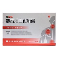 联盛 麝香活血化瘀膏  7cm*10cm*1片*3袋