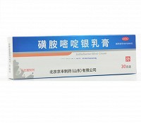 京丰制药 磺胺嘧啶银乳膏  30g