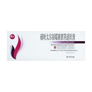 舒伊 硝呋太尔制霉菌素阴道软膏  0.5g:20万*2支(内附一次性使用无菌凝胶给药器2支)
