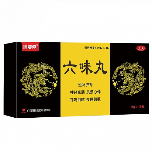 遗要停 六味丸 9g*10丸