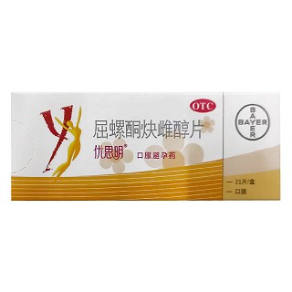 优思明 屈螺酮炔雌醇片 21片