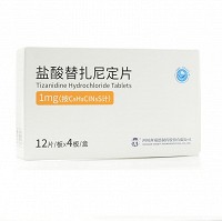 CREDITD 盐酸替扎尼定片  1mg*12片*4板