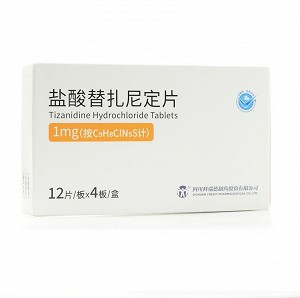 CREDITD 盐酸替扎尼定片  1mg*12片*4板