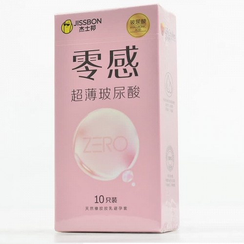 乐福思 杰士邦 天然橡胶胶乳避孕套(零感 超薄玻尿酸)  52mm*10只