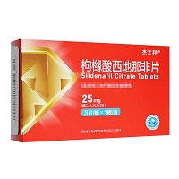 杰士邦 枸橼酸西地那非片  25mg*3片*1板