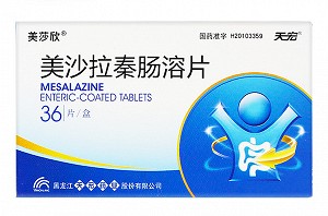 美莎欣 美沙拉秦肠溶片  0.25g*12片*3板