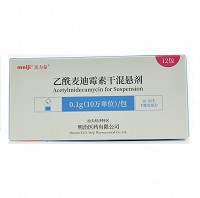 meiji/美力泰 乙酰麦迪霉素干混悬剂  0.1g*12包