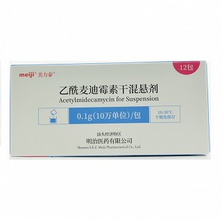 meiji/美力泰 乙酰麦迪霉素干混悬剂  0.1g*12包