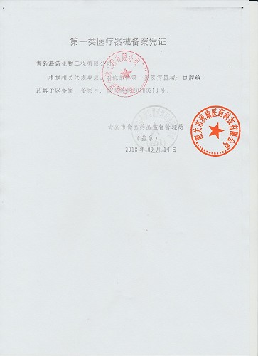 海氏海诺 口腔给药器（气囊型） 1只